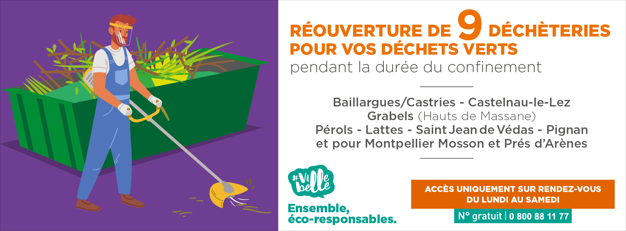 Déchèteries pour vos déchets verts