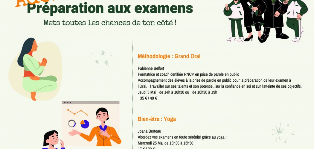 Atelier Méthodologie Grand Oral avec la MJC - préparation aux examens