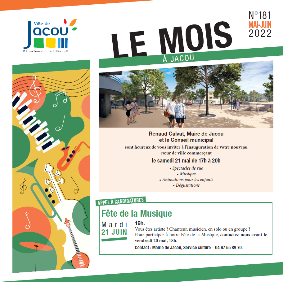 Le Mois à Jacou – mai-juin 2022