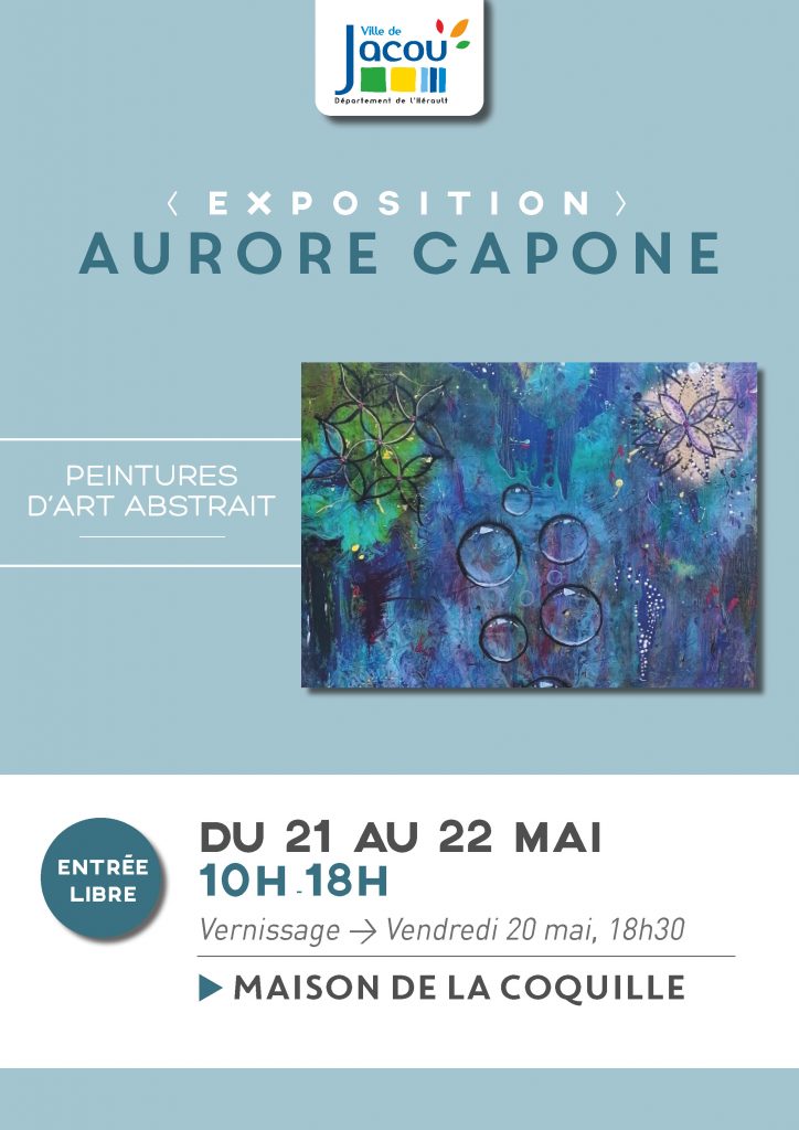 Exposition peintures d'art abstrait (par Aurore Capone) 1