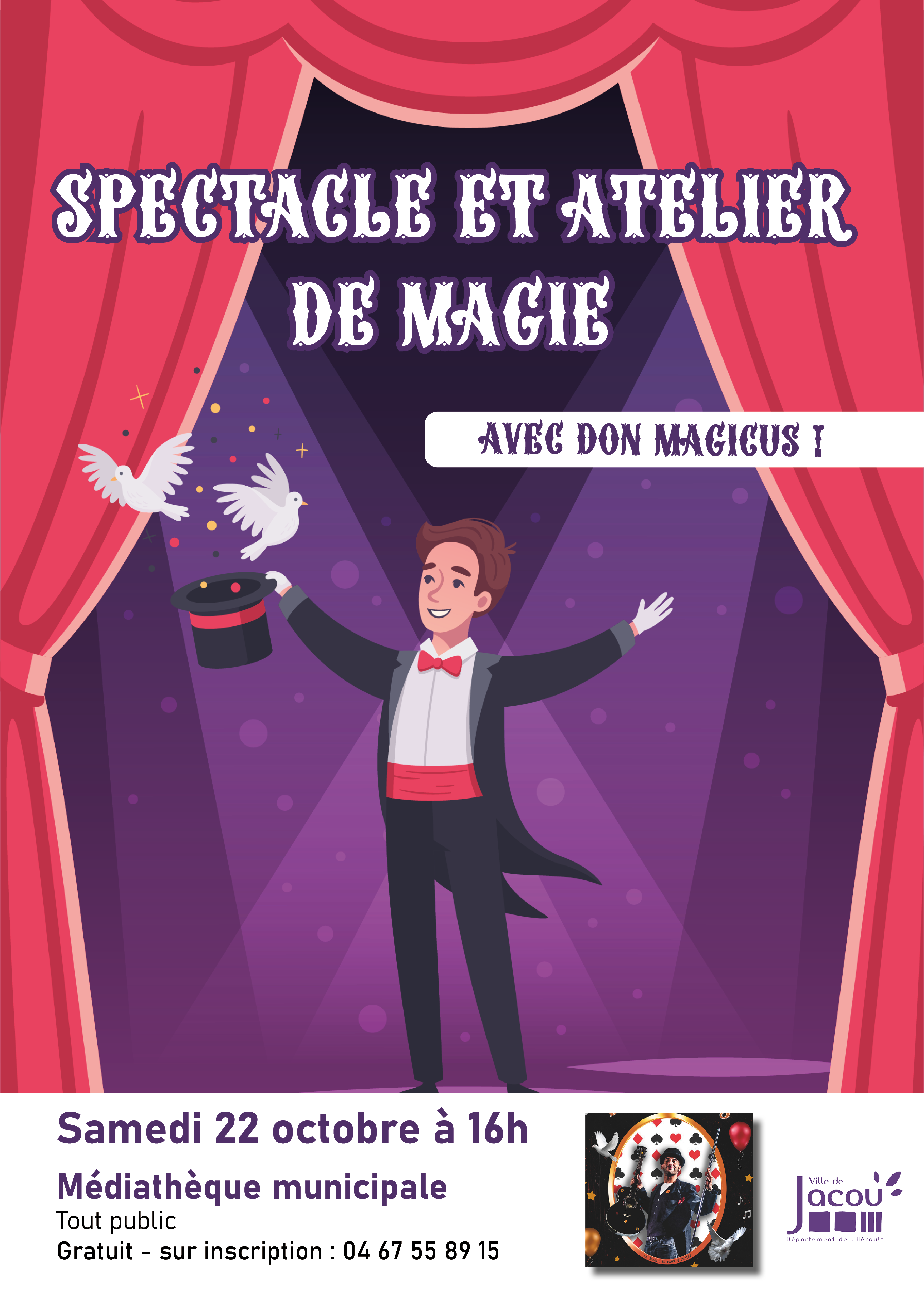 Atelier et spectacle de magie avec Don Magicus ! 2