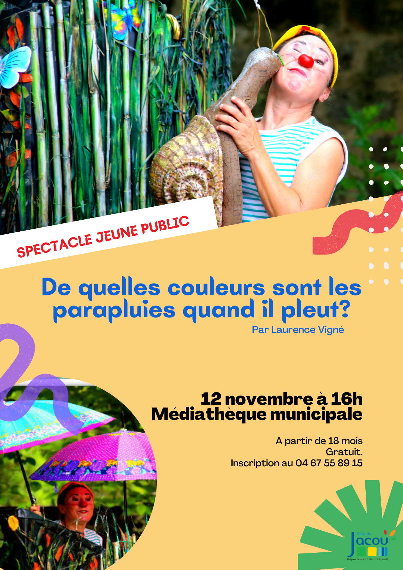 Spectacle De quelles couleurs sont les parapluies ? 1