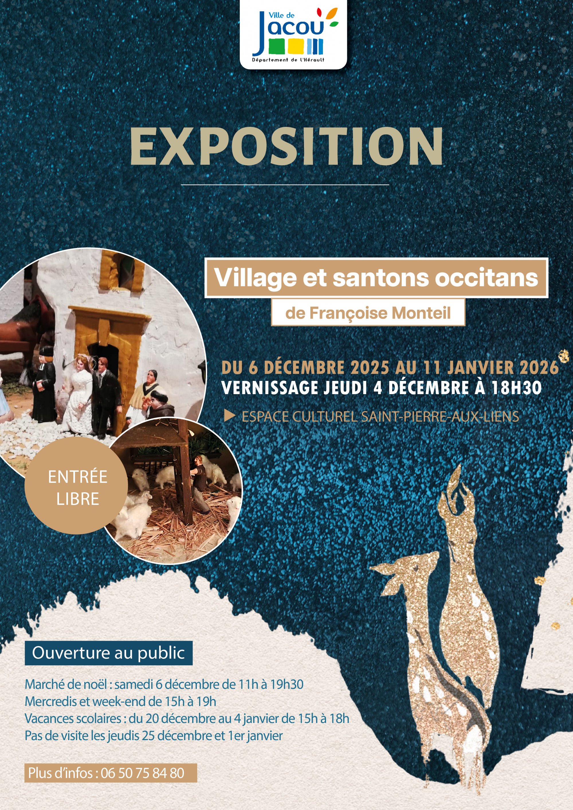 Exposition "Village, santons occitans et crèches en dentelles aux fuseaux" 1