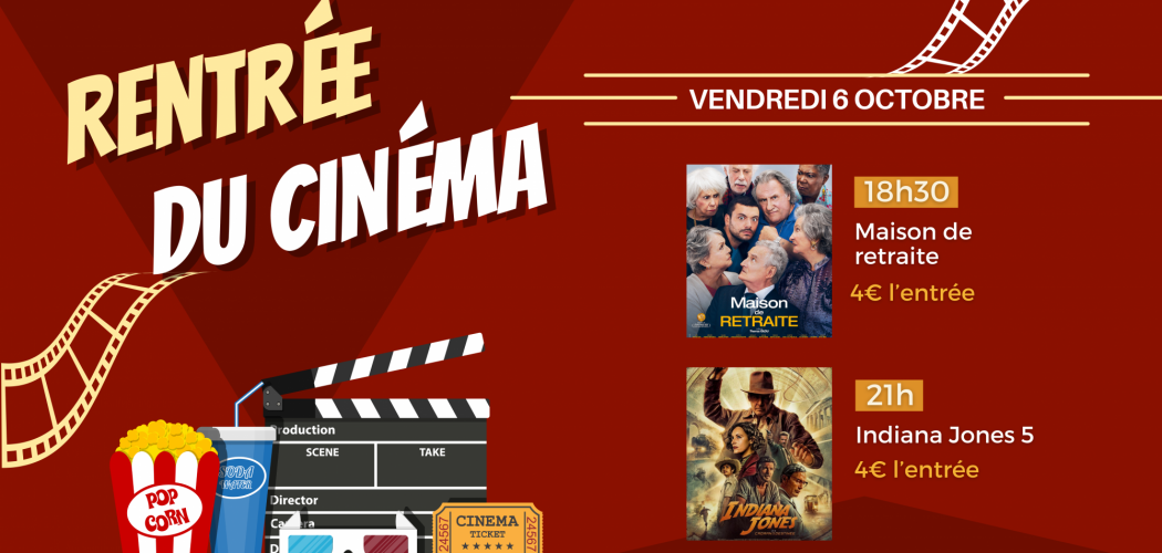 Rentrée du cinéma à la Passerelle