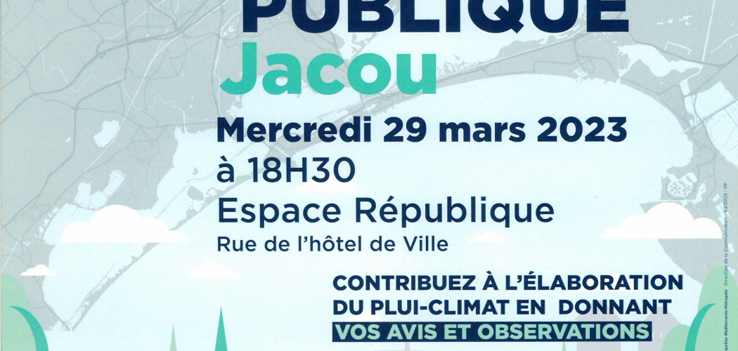 Réunion publique - PLUI CLIMAT