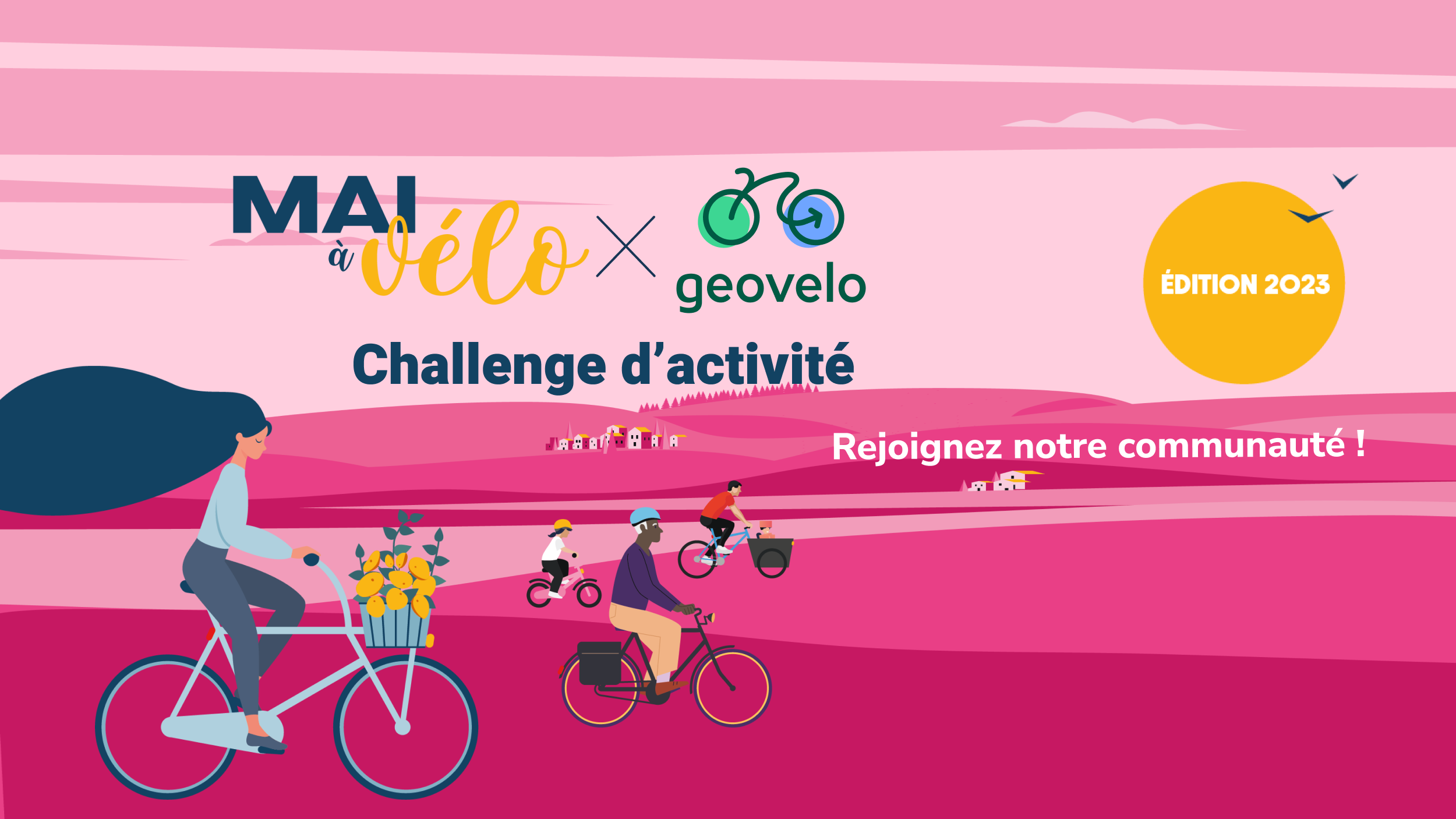 Challenge Mai à vélo 2023 : parcourez un maximum de kilomètres dans la Métropole !
