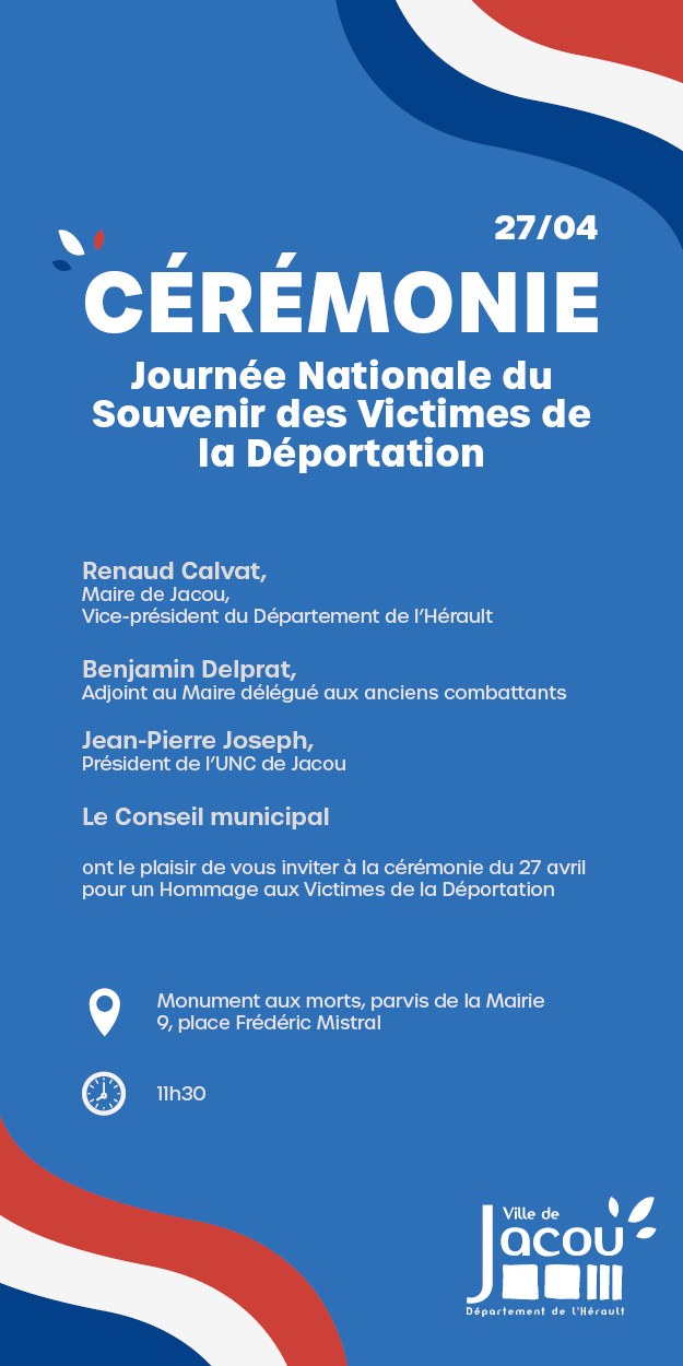 Journée nationale du souvenir des victimes et héros de la déportation