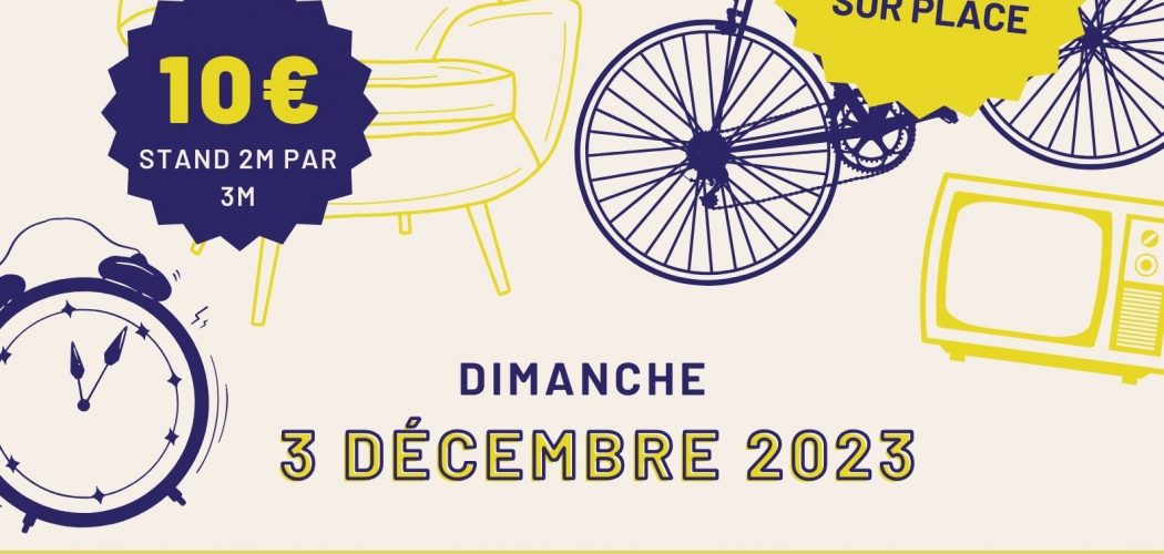 Vide grenier du JACCHB : inscrivez-vous !