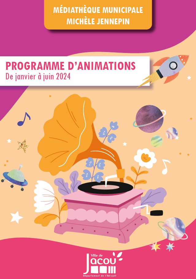 Programme animations médiathèque - Janvier à juin 2024