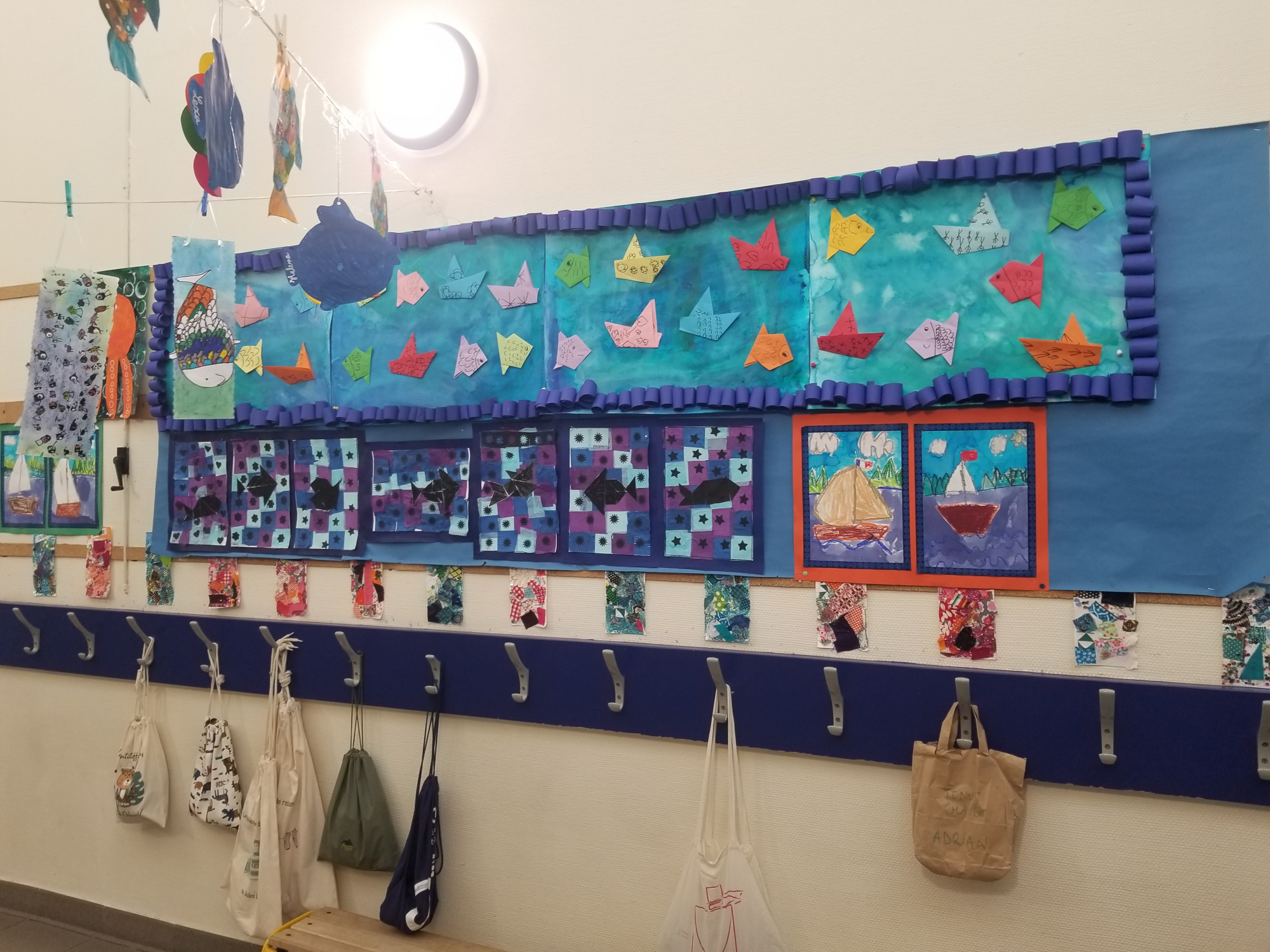 Une exposition sur le thème de l'eau par les enfants de l'école maternelle 4