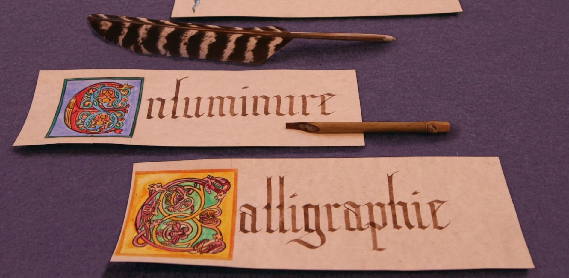 Atelier calligraphie et enluminure
