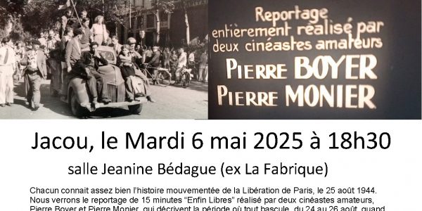 Conférence : La libération de Paris en août 1944 vue par des témoins ordinaires
