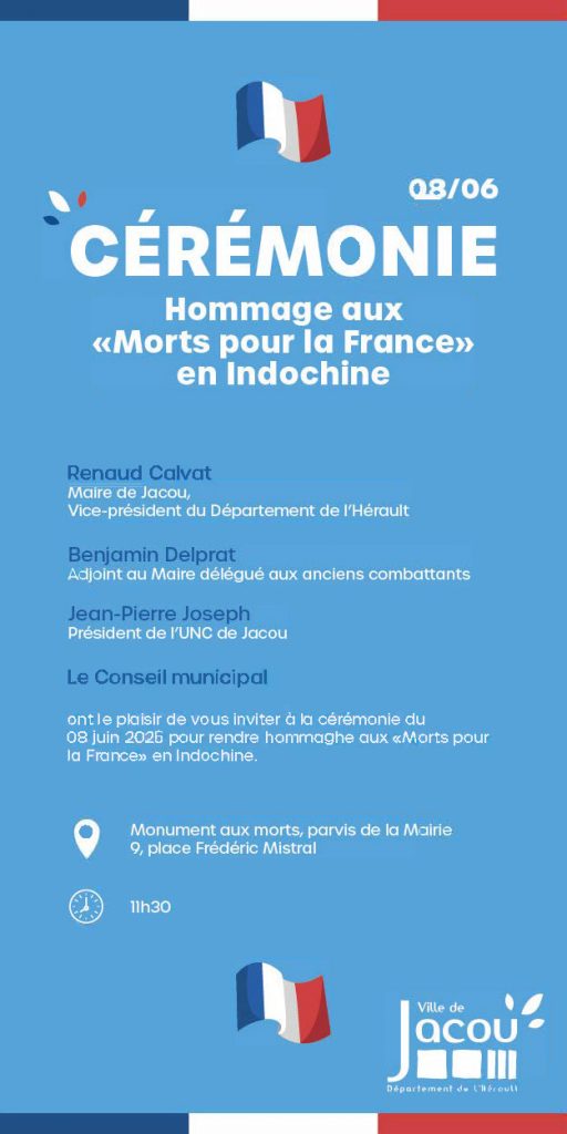 Cérémonie -Hommage aux "Morts de France" en Indochine 2025 1