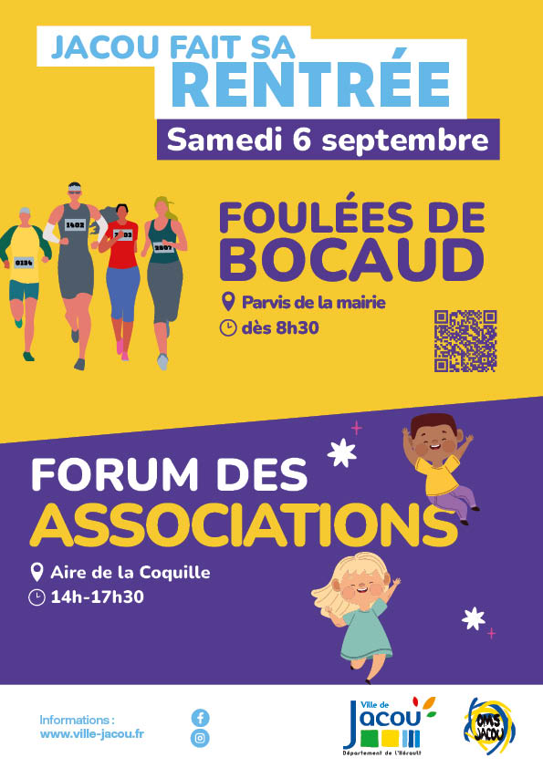 Foulées de Bocaud & Forum des associations 3