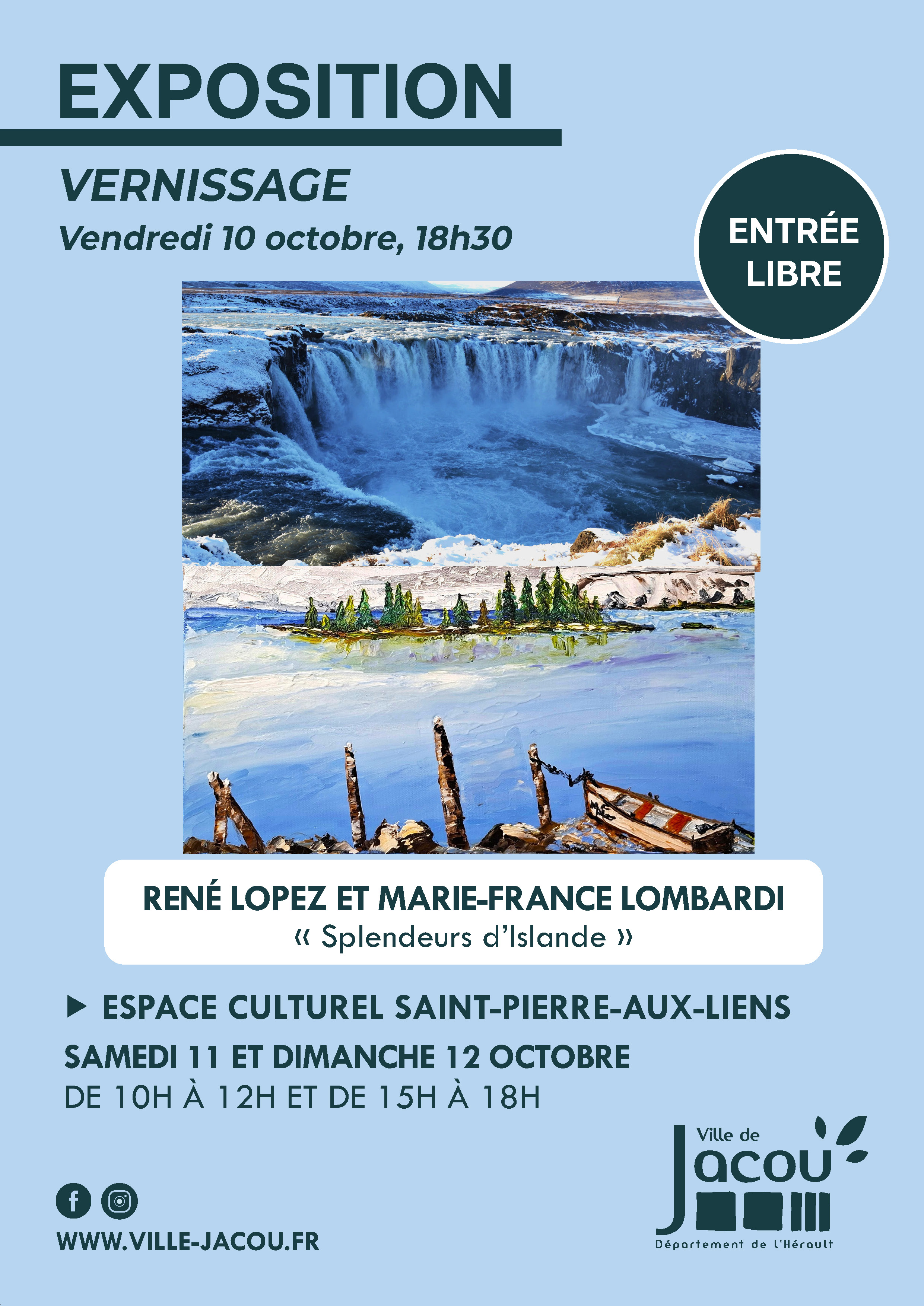Exposition : Splendeurs d’Islande (peintures et photographies)