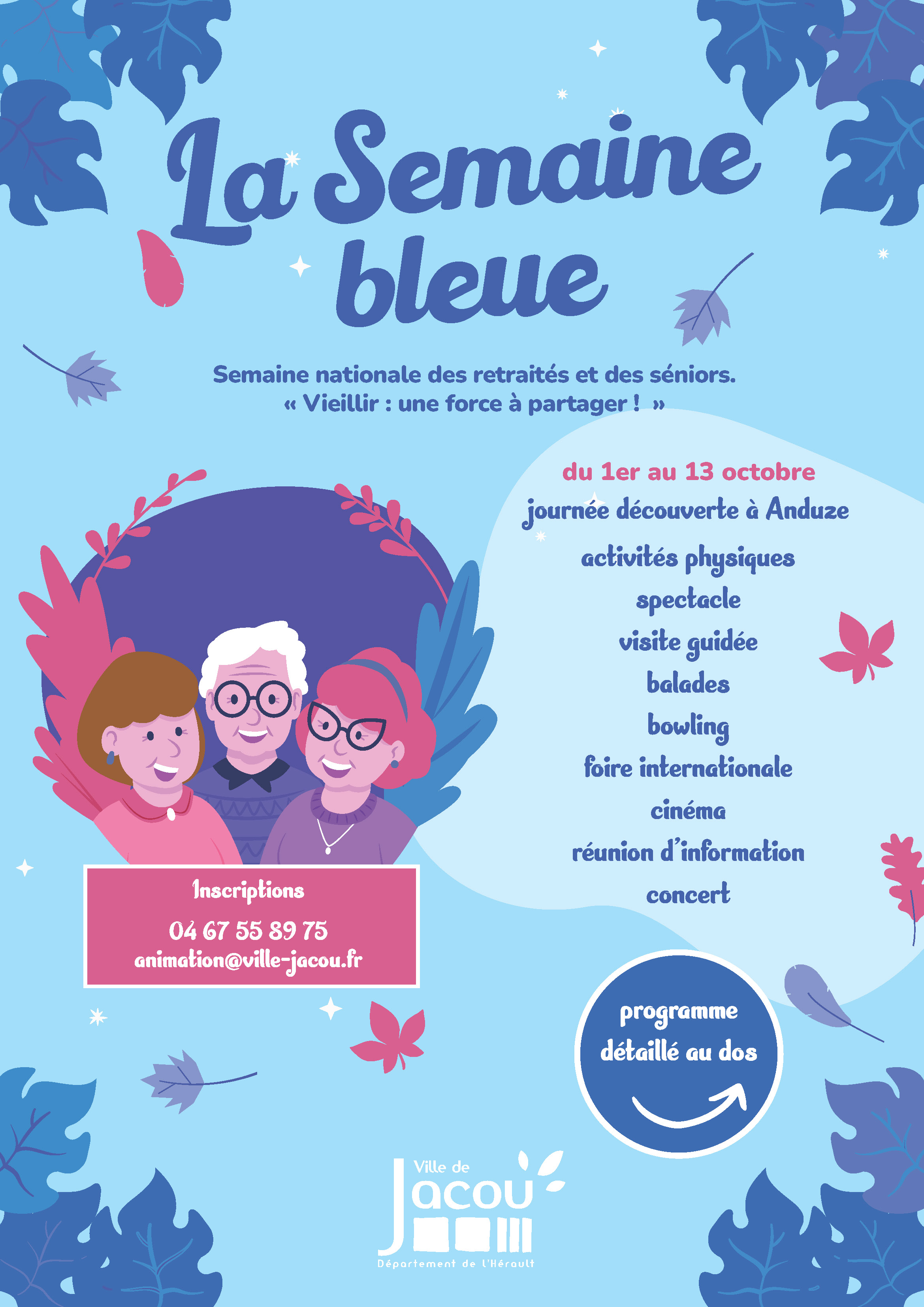 Semaine bleue 2025 -programme
