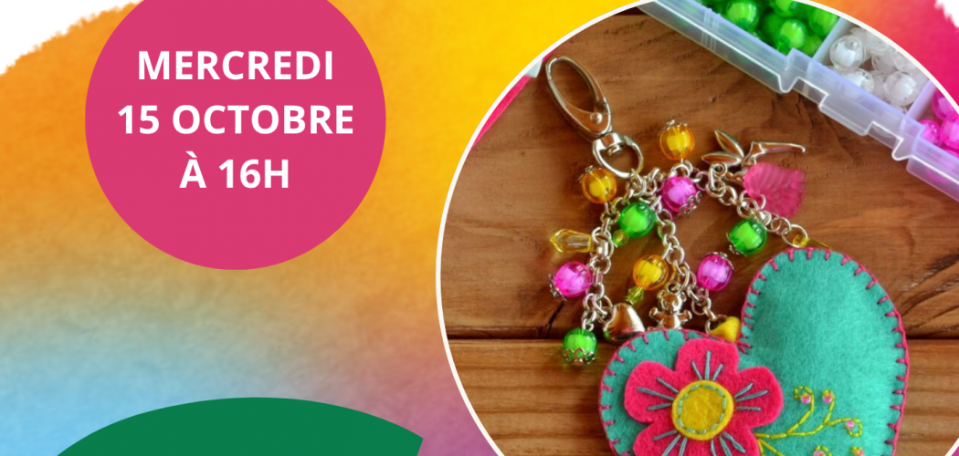 Atelier créatif en famille - crée ton porte clé parfumé !
