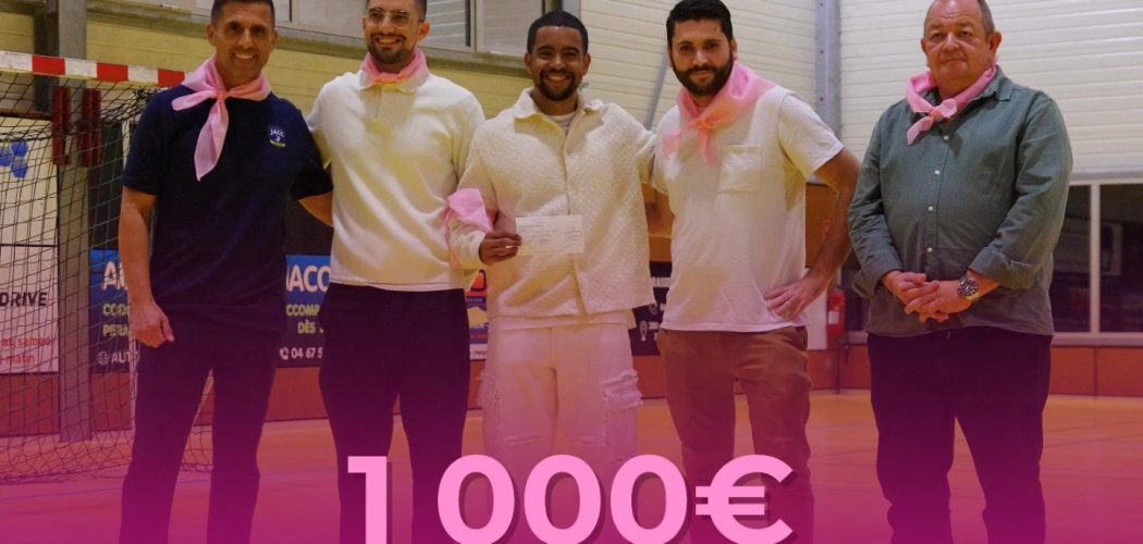 Octobre rose : le JACCHB reverse 1000€ à l'institut du sein
