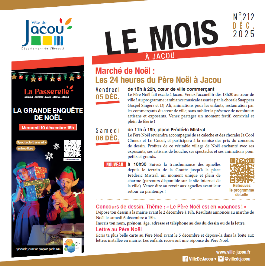 Le Mois à Jacou - décembre 2025