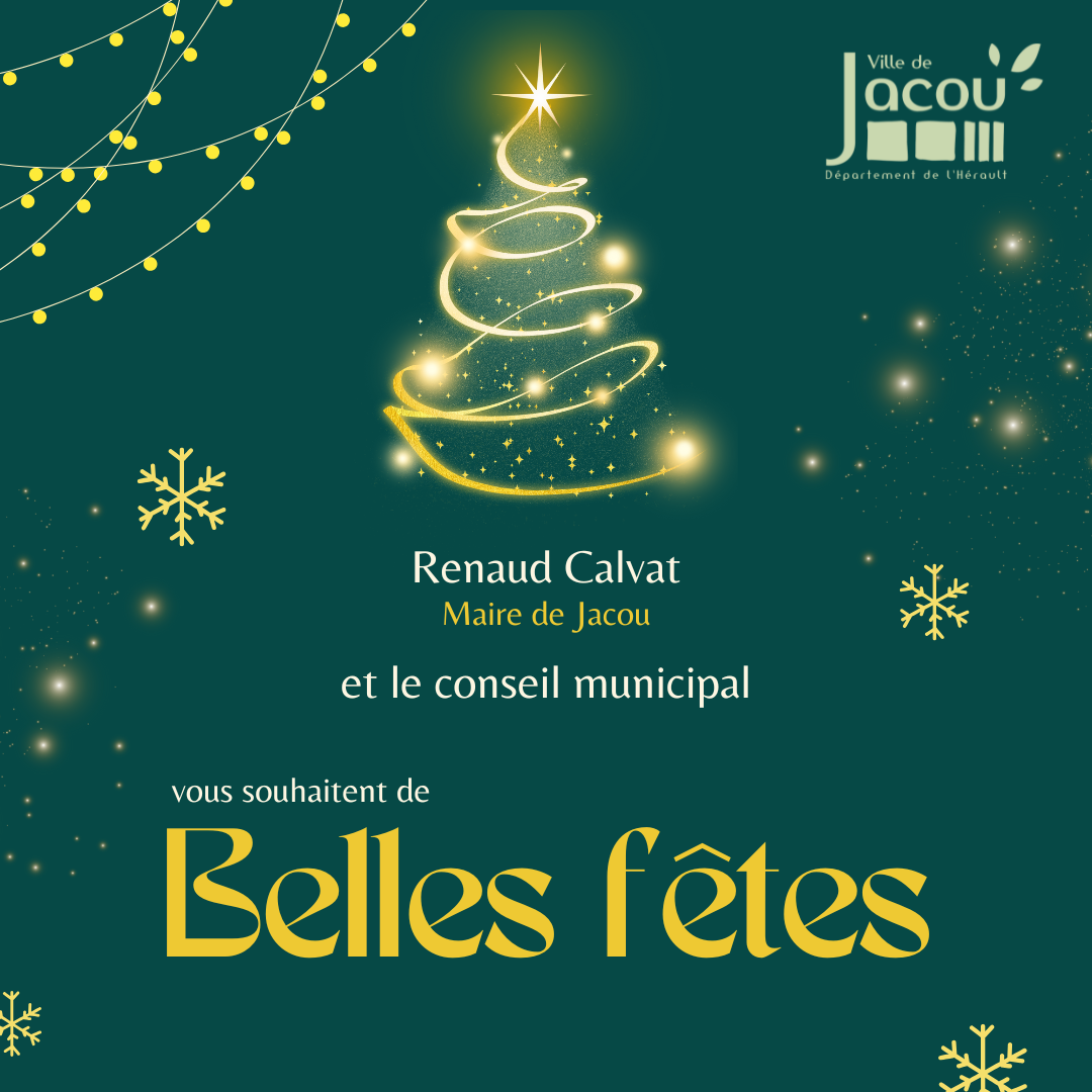 Le Maire Renaud Calvat et le conseil municipal vous souhaitent de belles fêtes ! 1