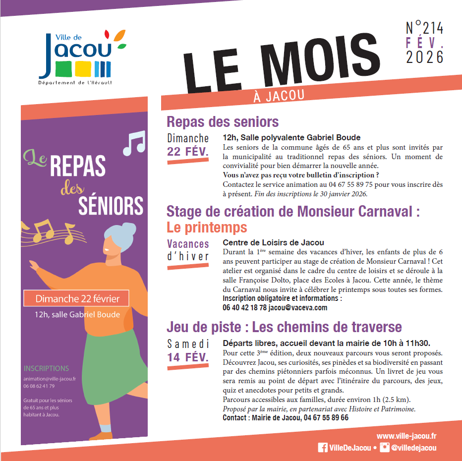 Mois à Jacou - février 2026